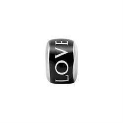 Image of Christina Watches Love Black sølv tube/ring